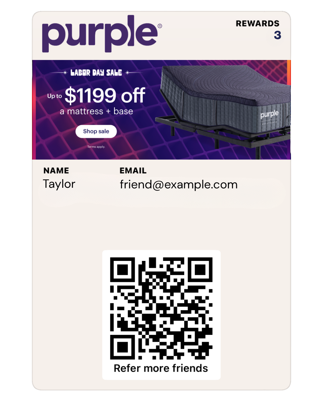Branded Wallet pass example 9