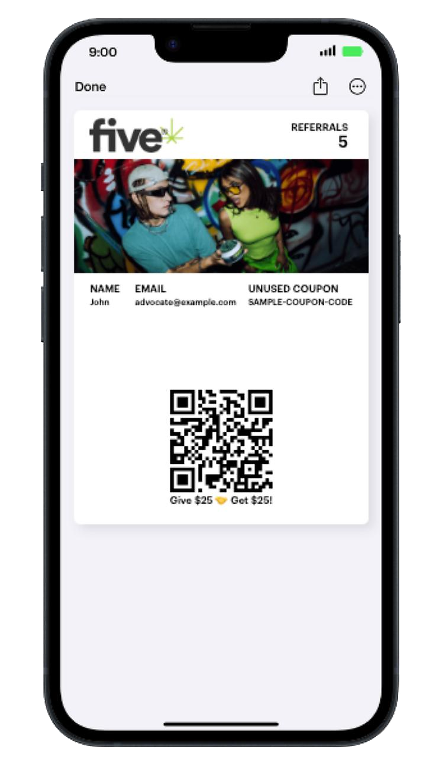 Talkable wallet pass in Apple Wallet