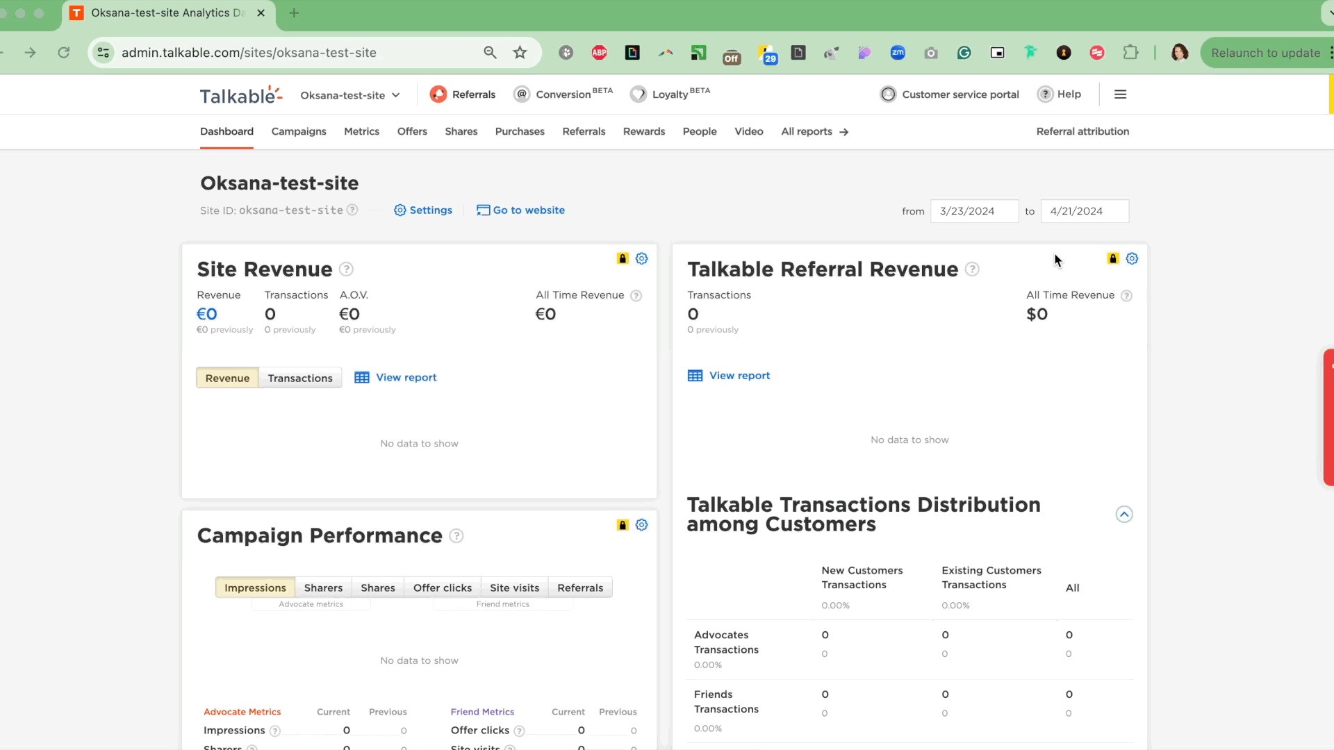 Dashboard URL Enhancement