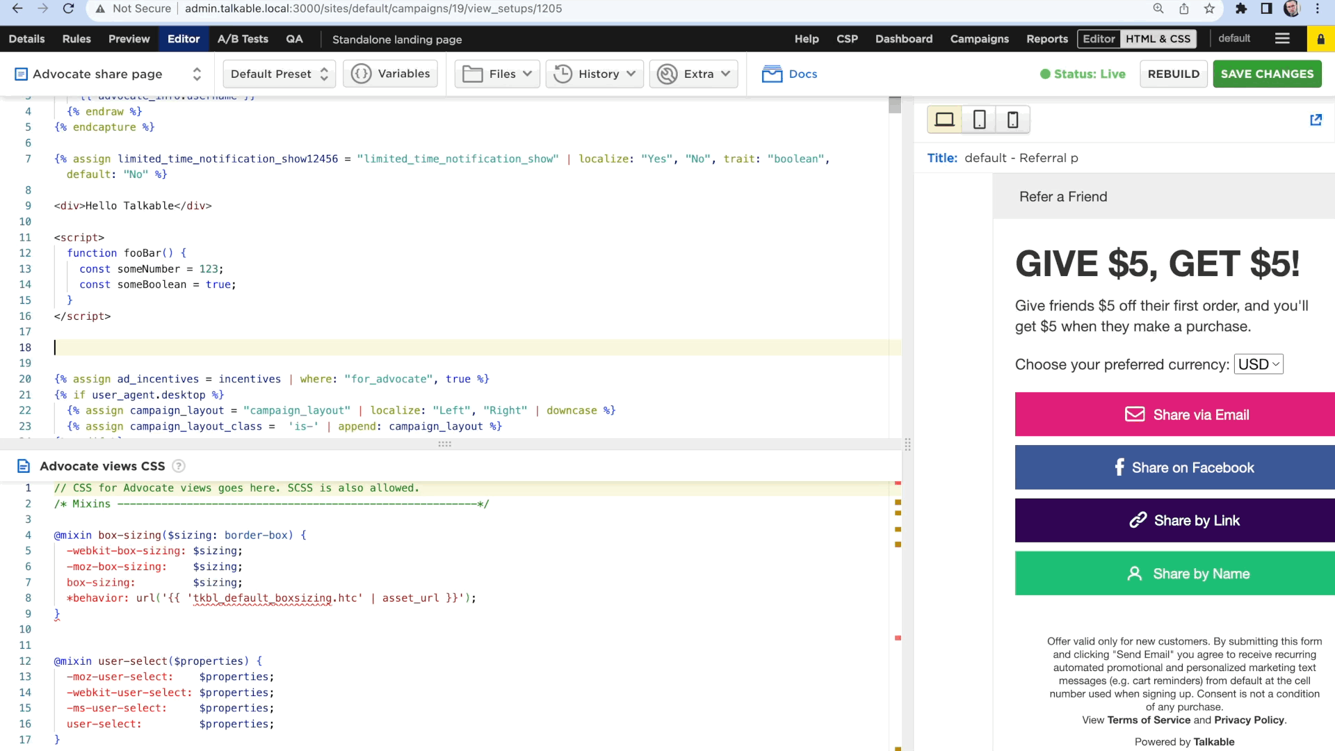 HTML & CSS Editor Improvements
