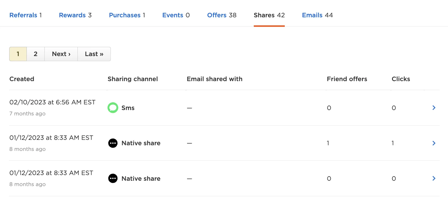 New Icon for Native Sharing Channel in Talkable Reports