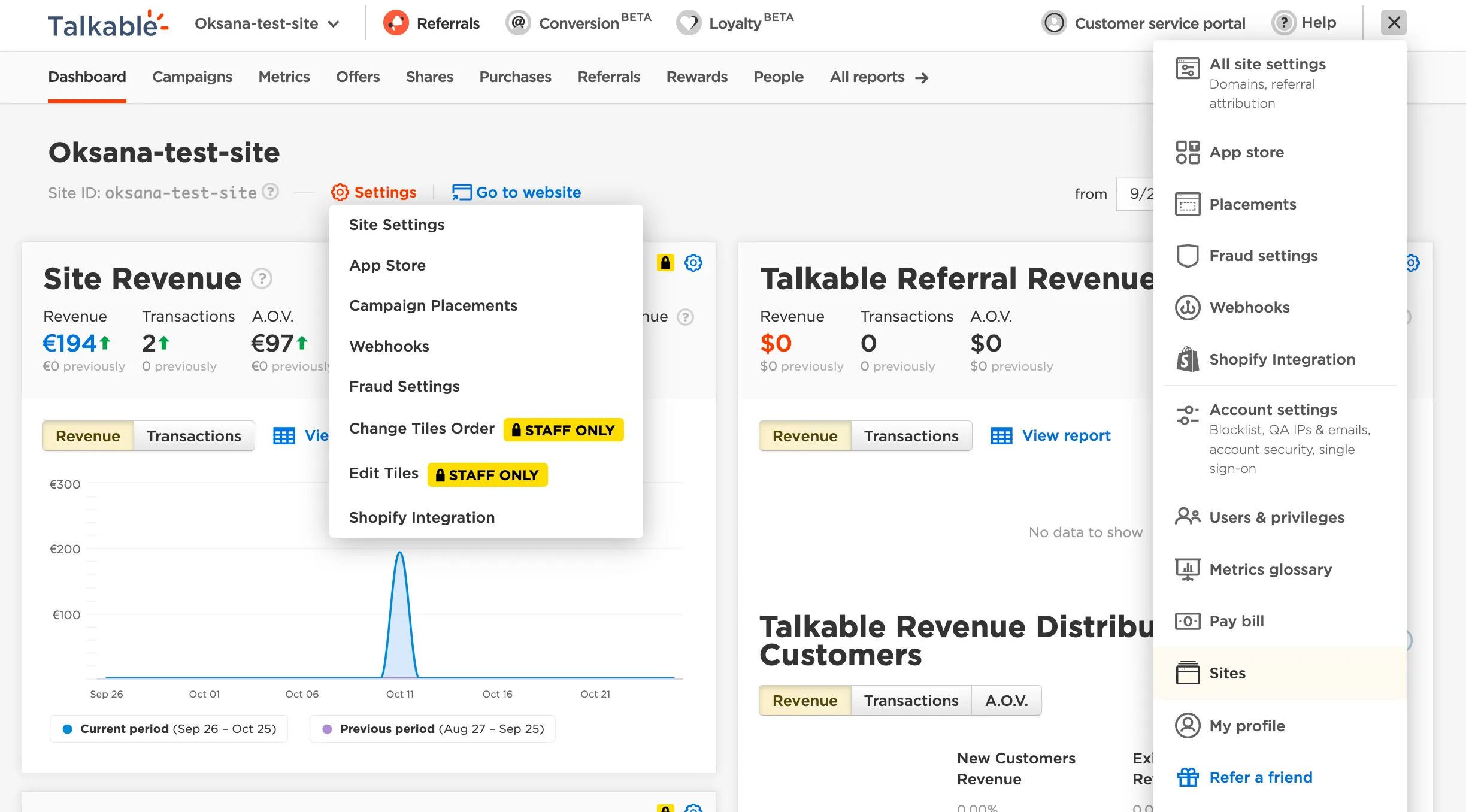 Updated Site Navigation to the App Store / Placements