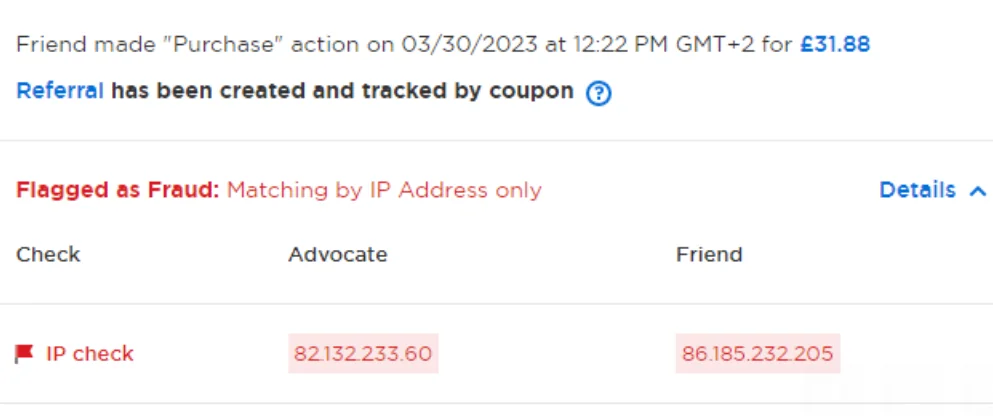 Enhanced Fraud Detection with IP Address Caching
