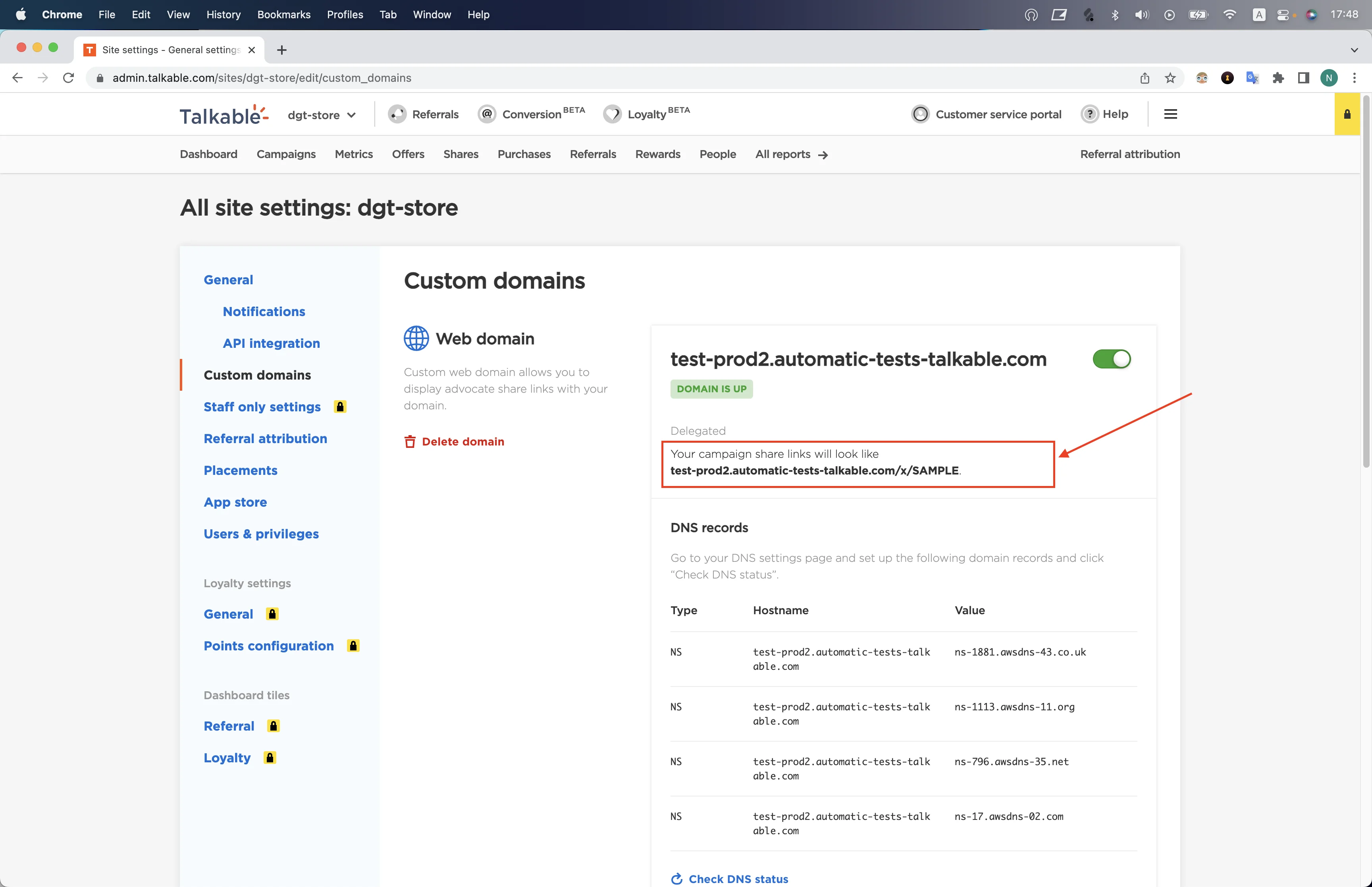 Custom Domain Improvements