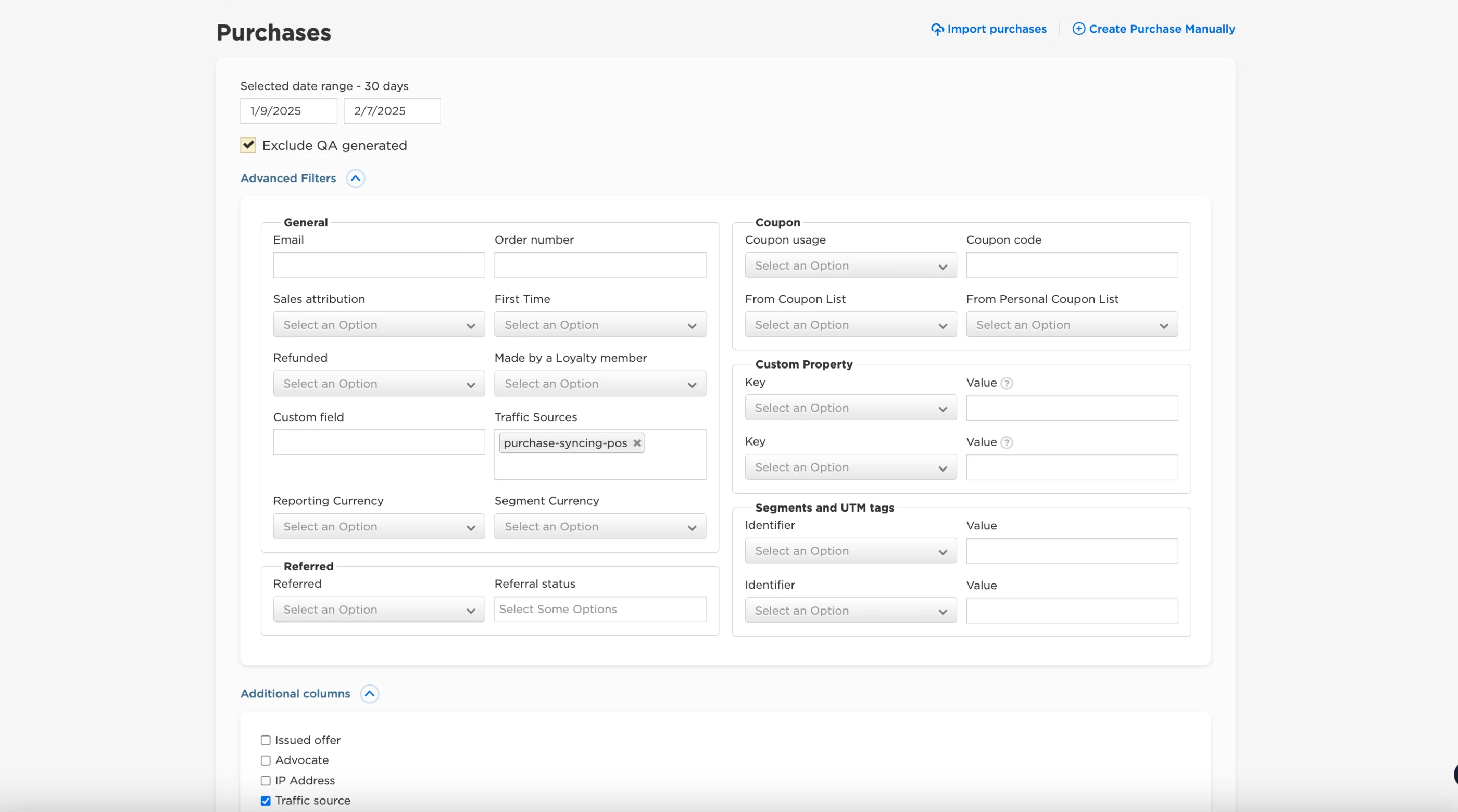Enhanced Shopify Purchase Source Tracking