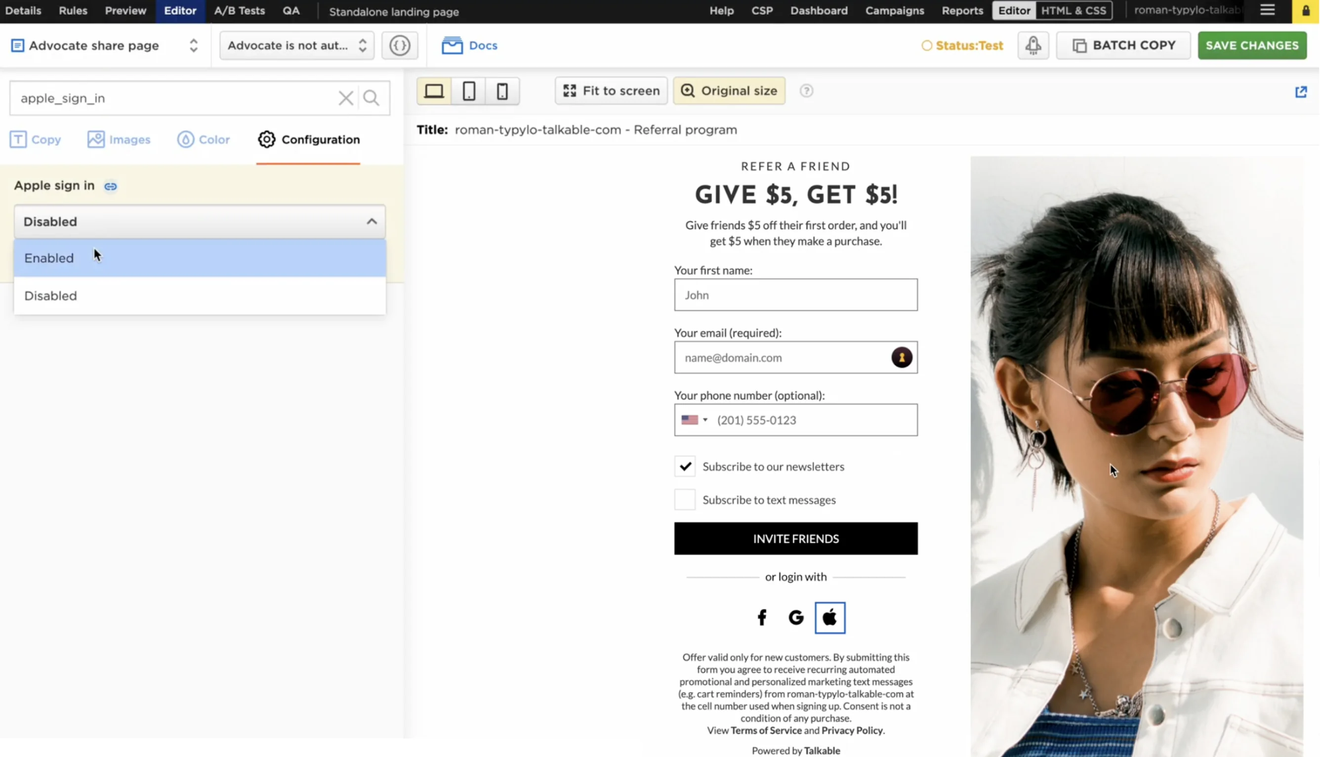 Apple Sign In Now Available on the Advocate Signup Page