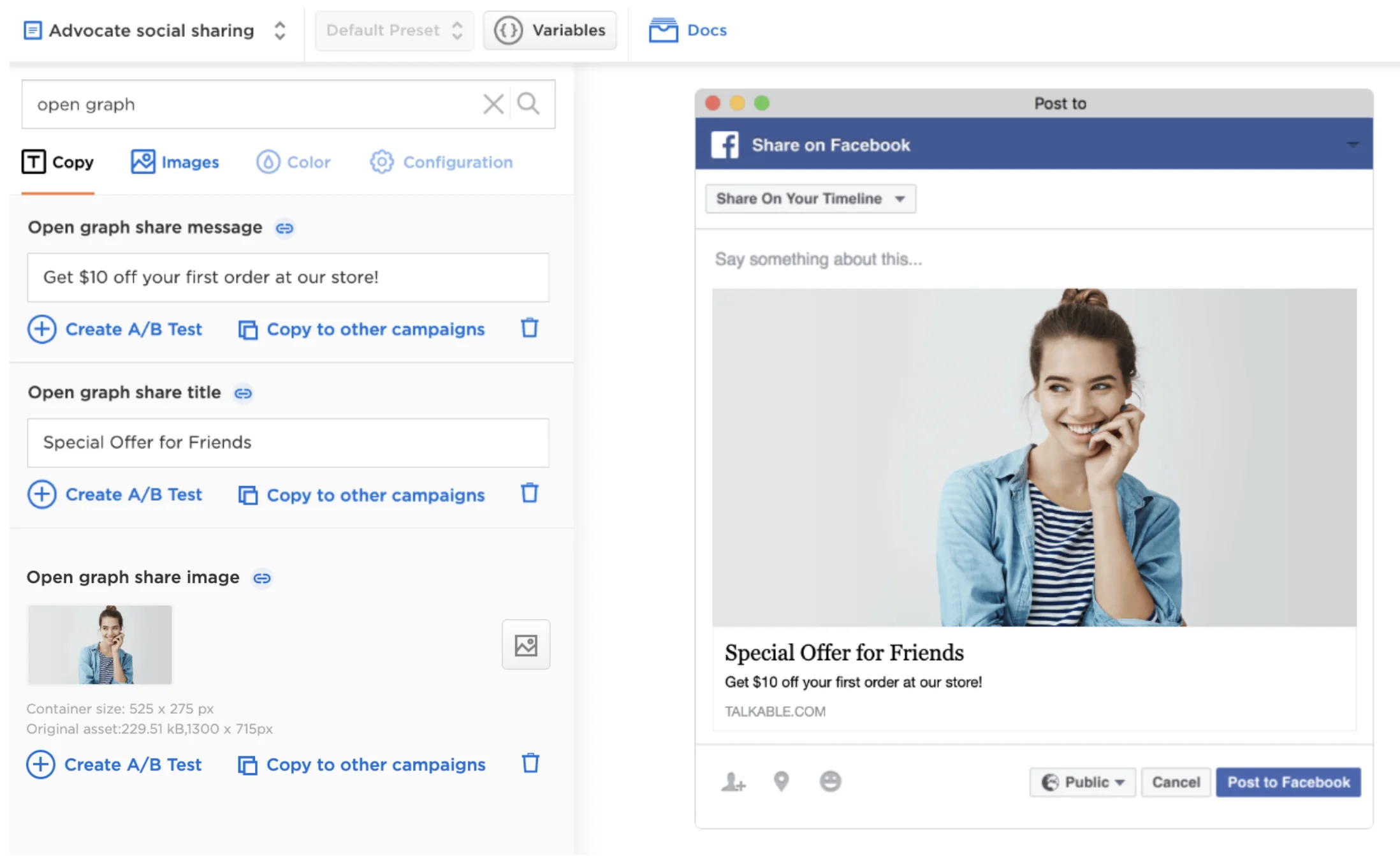 Improved Native Sharing with Updated Open Graph Metadata