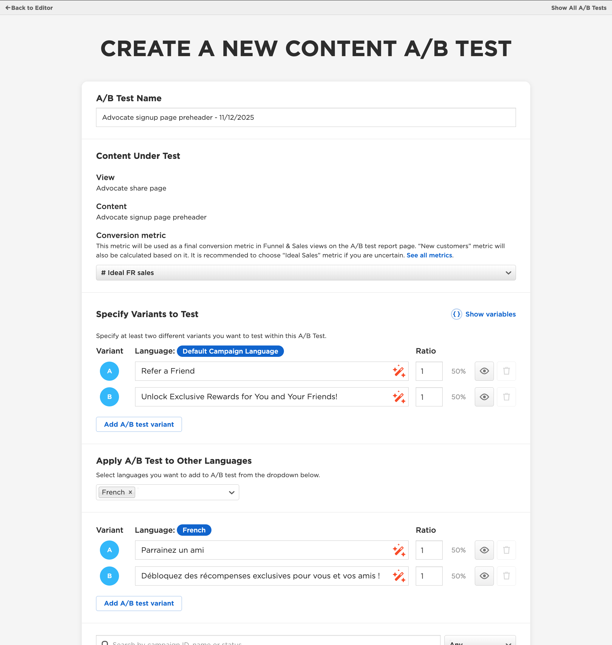 Expanding Multi-Geo A/B Testing with Multi-Language Support
